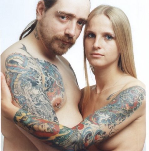Татуированные пары...фото X_9c0a52c9